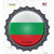 Bulgaria Country Wholesale Novelty Bottle Cap Sticker Decal