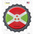 Burundi Country Wholesale Novelty Bottle Cap Sticker Decal