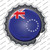 Cook Islands Country Wholesale Novelty Bottle Cap Sticker Decal