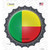 Dahomey Country Wholesale Novelty Bottle Cap Sticker Decal