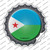 Djibouti Country Wholesale Novelty Bottle Cap Sticker Decal