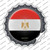 Egypt Country Wholesale Novelty Bottle Cap Sticker Decal