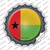 Guinea Bissau Country Wholesale Novelty Bottle Cap Sticker Decal