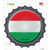 Hungary Country Wholesale Novelty Bottle Cap Sticker Decal