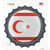 Northern Cyprus Country Wholesale Novelty Bottle Cap Sticker Decal