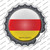 North Ossetia Country Wholesale Novelty Bottle Cap Sticker Decal