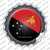 Papua New Guinea Country Wholesale Novelty Bottle Cap Sticker Decal
