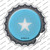 Somalia Country Wholesale Novelty Bottle Cap Sticker Decal