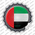 UN Arab Emirates Wholesale Novelty Bottle Cap Sticker Decal