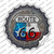 Texas Route 66 Wholesale Novelty Bottle Cap Sticker Decal