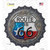 Texas Route 66 Wholesale Novelty Bottle Cap Sticker Decal