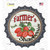 Farmers Market Strawberries Wholesale Novelty Bottle Cap Sticker Decal