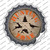 Hunting Zone Wholesale Novelty Bottle Cap Sticker Decal