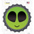 Alien Smile Face Wholesale Novelty Bottle Cap Sticker Decal