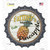 Farmers Market Pineapple Wholesale Novelty Bottle Cap Sticker Decal