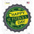 Happy St Patricks Day Green Wholesale Novelty Bottle Cap Sticker Decal