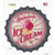 Homemade Ice Cream Wholesale Novelty Bottle Cap Sticker Decal