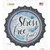 Stress Free Zone Wholesale Novelty Bottle Cap Sticker Decal