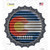 Colorado Flag Corrugated Wholesale Novelty Bottle Cap Sticker Decal