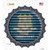 Connecticut Flag Corrugated Wholesale Novelty Bottle Cap Sticker Decal