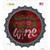 Better With Wine Wholesale Novelty Bottle Cap Sticker Decal