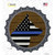 K9 Blue Line Wholesale Novelty Bottle Cap Sticker Decal