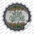 Merry Christmas Green Wholesale Novelty Bottle Cap Sticker Decal