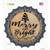 Merry and Bright Wholesale Novelty Bottle Cap Sticker Decal