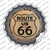 US Route 66 Wood Wholesale Novelty Bottle Cap Sticker Decal
