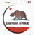 California State Flag Wholesale Novelty Circle Sticker Decal
