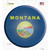 Montana State Flag Wholesale Novelty Circle Sticker Decal