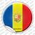 Andorra Country Wholesale Novelty Circle Sticker Decal