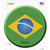 Brazil Country Wholesale Novelty Circle Sticker Decal