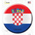 Croatia Country Wholesale Novelty Circle Sticker Decal