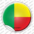 Dahomey Country Wholesale Novelty Circle Sticker Decal