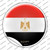Egypt Country Wholesale Novelty Circle Sticker Decal
