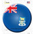 Falkland Islands Country Wholesale Novelty Circle Sticker Decal