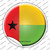 Guinea Bissau Country Wholesale Novelty Circle Sticker Decal