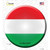 Hungary Country Wholesale Novelty Circle Sticker Decal