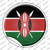 Kenya Country Wholesale Novelty Circle Sticker Decal