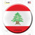 Lebanon Country Wholesale Novelty Circle Sticker Decal