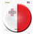 Malta Country Wholesale Novelty Circle Sticker Decal