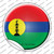 New Caledonia Country Wholesale Novelty Circle Sticker Decal