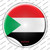 Sudan Country Wholesale Novelty Circle Sticker Decal