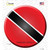 Trinidad Tobago Country Wholesale Novelty Circle Sticker Decal