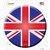 United Kingdom Country Wholesale Novelty Circle Sticker Decal