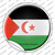 Western Sahara Country Wholesale Novelty Circle Sticker Decal