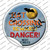 Bat Crossing Wholesale Novelty Circle Sticker Decal