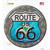 Oklahoma Route 66 Wholesale Novelty Circle Sticker Decal