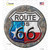 Texas Route 66 Wholesale Novelty Circle Sticker Decal